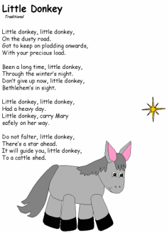 Little Donkey Poem