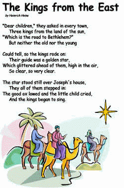 Kings from the East poem