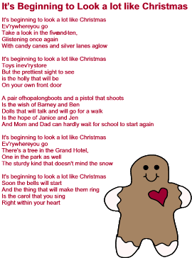 It's Beginning to Look a Lot Like Christmas