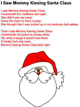 I Saw Mommy Kissing Santa Claus