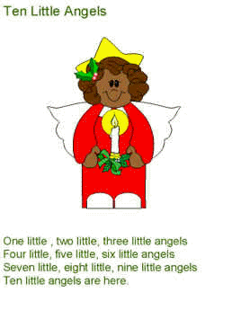Ten Little Angels song