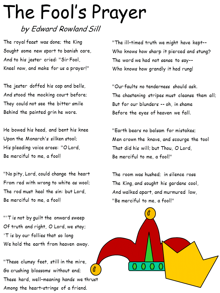 Edward R Sill Poem