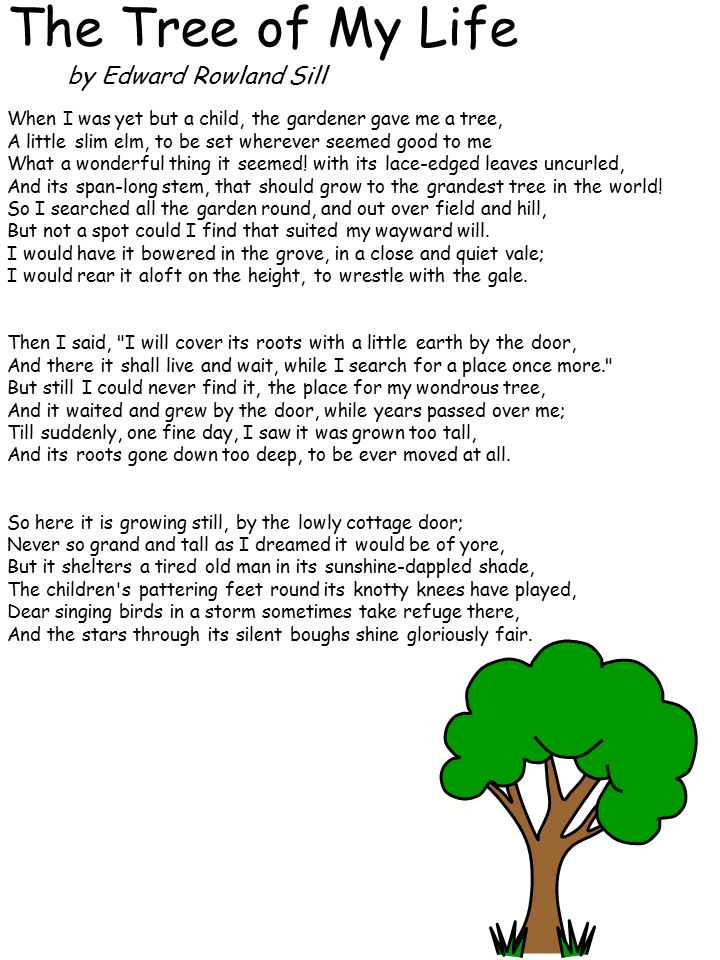 Edward R Sill Poem