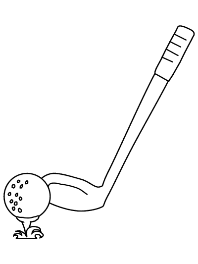 golf coloring pages