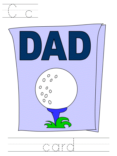 father's day tracer pages