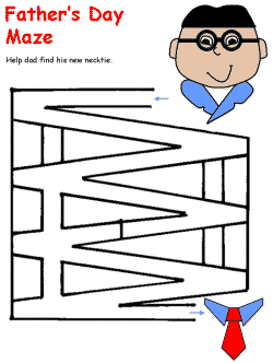 father's day maze