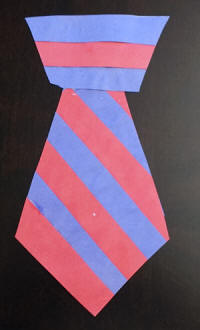 Father's Day necktie craft
