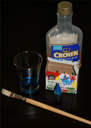 corn syrup paint materials