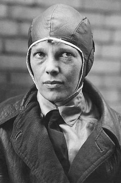 Amelia Earhart - Photo of Amelia Earhart just prior to her transatlantic crossing of June 17, 1928.