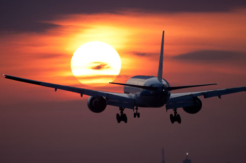 Boeing 707 at Sunsent photo on Unsplash.com