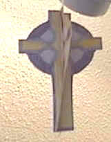 3D hanging cross paper craft