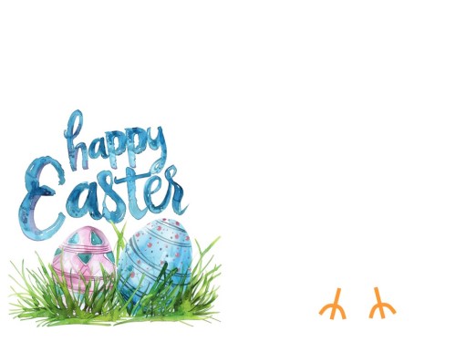 Handprint easter chick template
