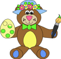 easter bear paper craft