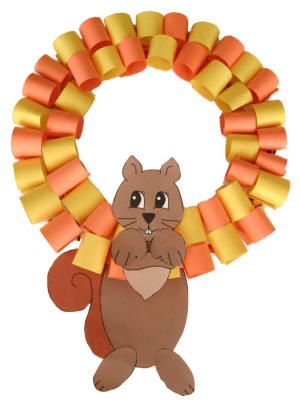 Autumn Squirrel Craft