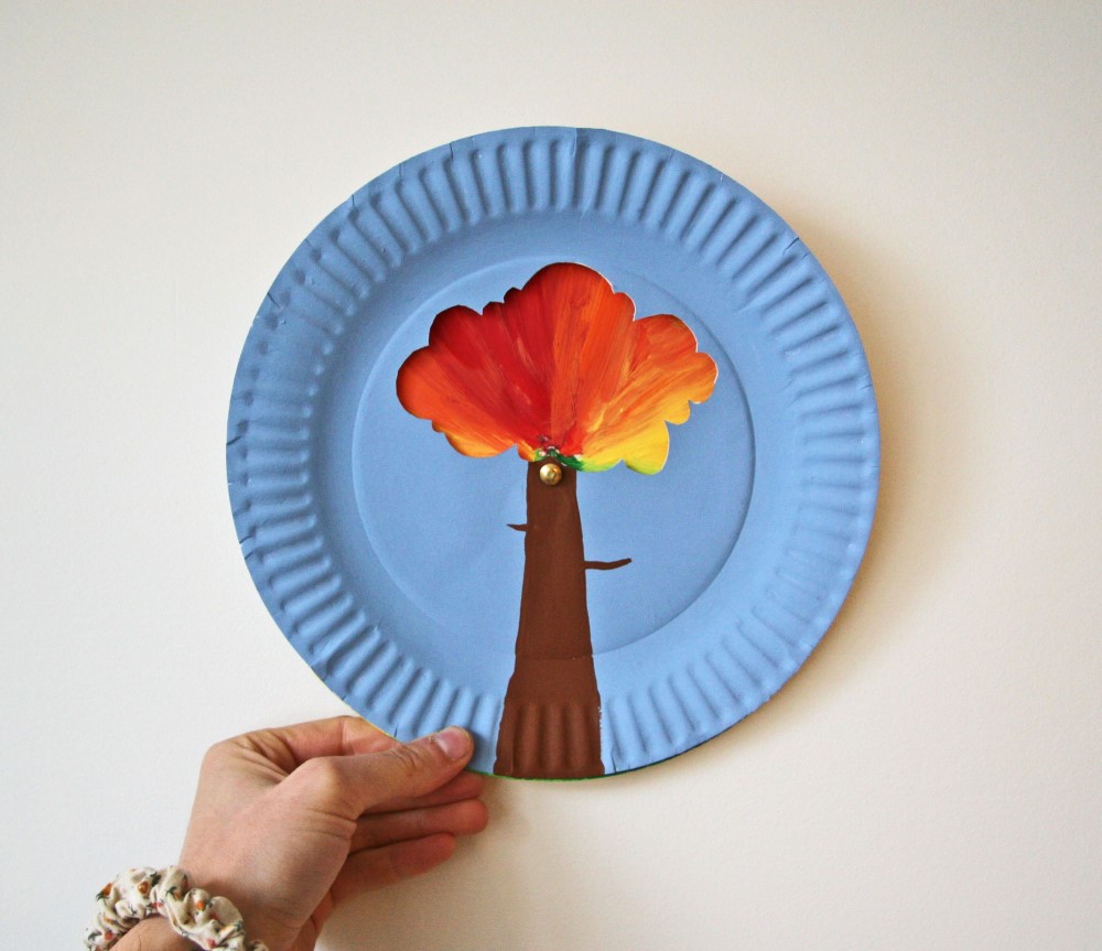 Fall Colour Changing Tree Craft