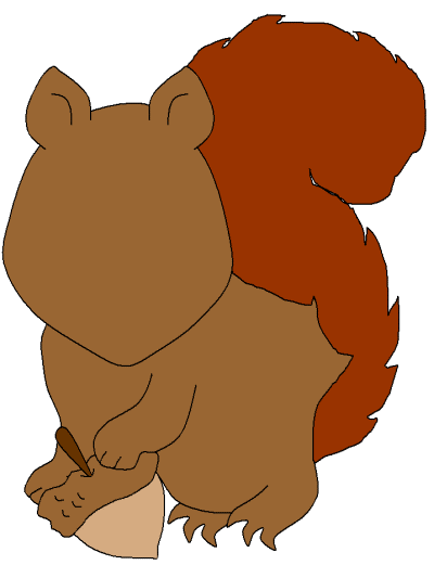 draw the face on the squirrel worksheet
