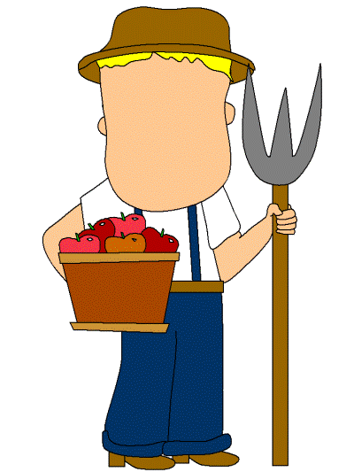draw the face on the farmer worksheet