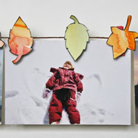 clothespin leaves shapes craft