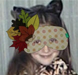 Autumn leaves mask