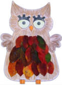 Leaf owl paper craft
