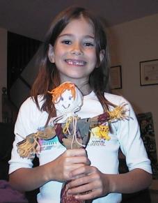 scarecrow necktie craft