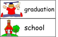 graduation word wall words