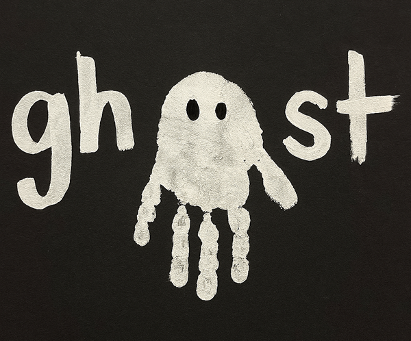 ghost handprint craft