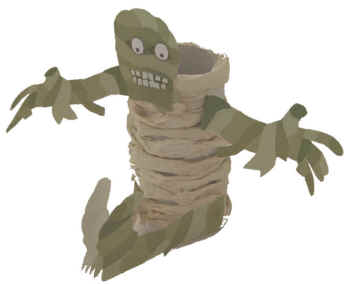 halloween mummy craft