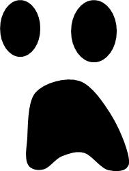 Paint a ghost face on the can.