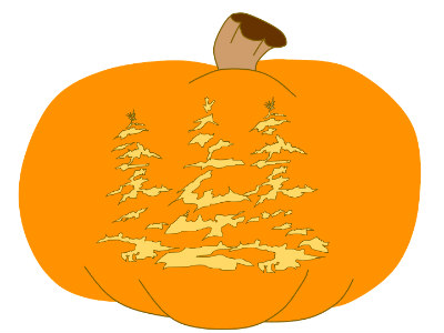 spooky pumpkin carving scenes