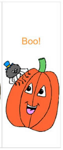 halloween bookmarks