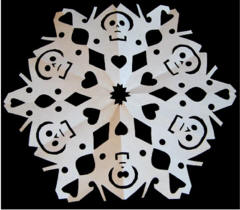 spooky snowflakes