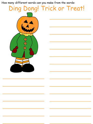 halloween themed halloween word mine