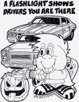 IBSD Halloween Safety Coloring Page 5