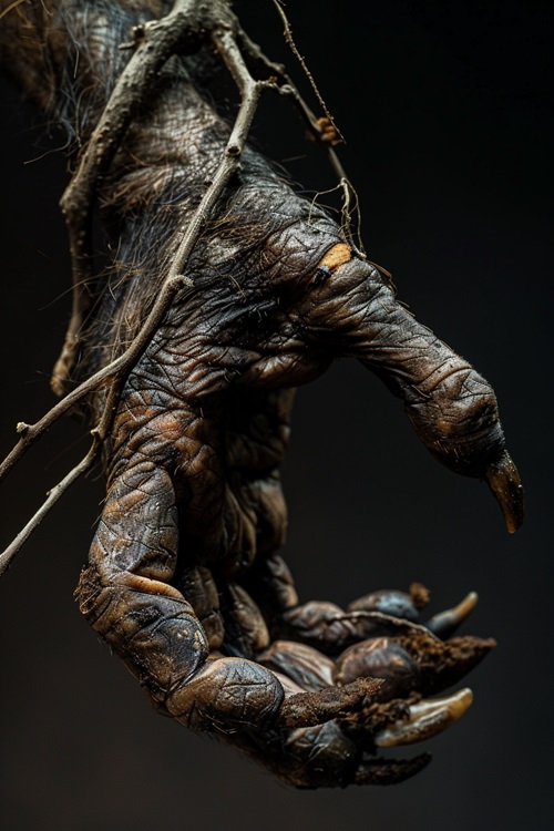 withered ancient monkey's paw