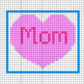 mother's day cross stitch