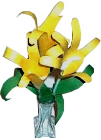 Handprint lilies
