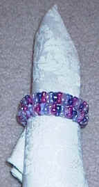 tri bead napkin rings