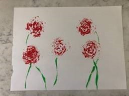 Mother's Day Painted Roses Craft