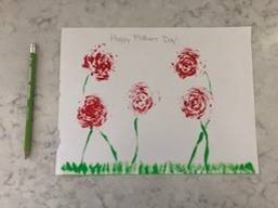 Mother's Day Painted Roses Craft