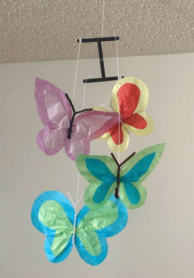 Mother's Day Tissue Paper Butterfly