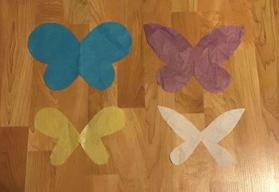 Mother's Day Tissue Paper Butterfly