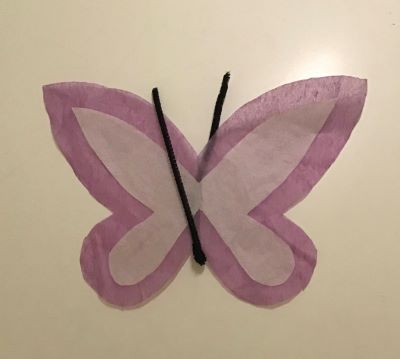 Mother's Day Tissue Paper Butterfly