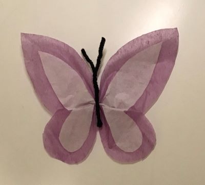 Mother's Day Tissue Paper Butterfly