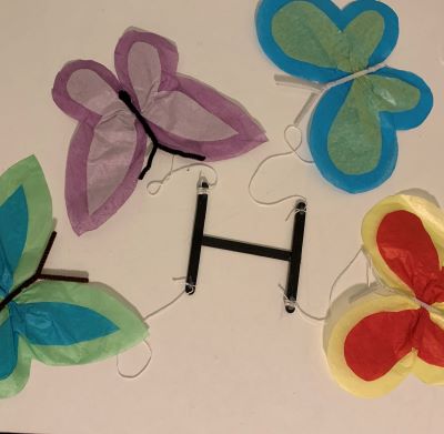 Mother's Day Tissue Paper Butterfly