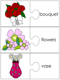 Mother's day jigsaw word match