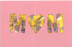 Mother's Day Stained Glass Craft