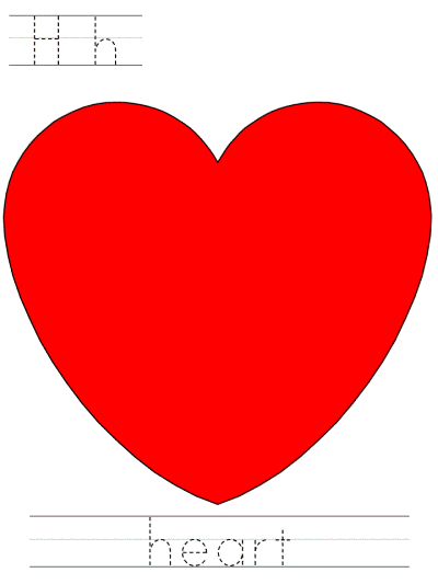 mother's day tracer page - Hh heart