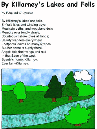 By Killarney's Lakes and Fells poem