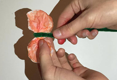 coffee filter poppy craft